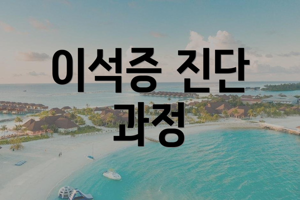 이석증 진단 과정