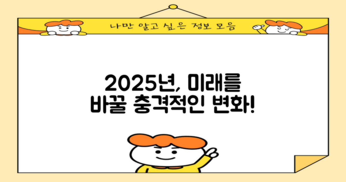 2025년, 어떤 변화가 있을까?