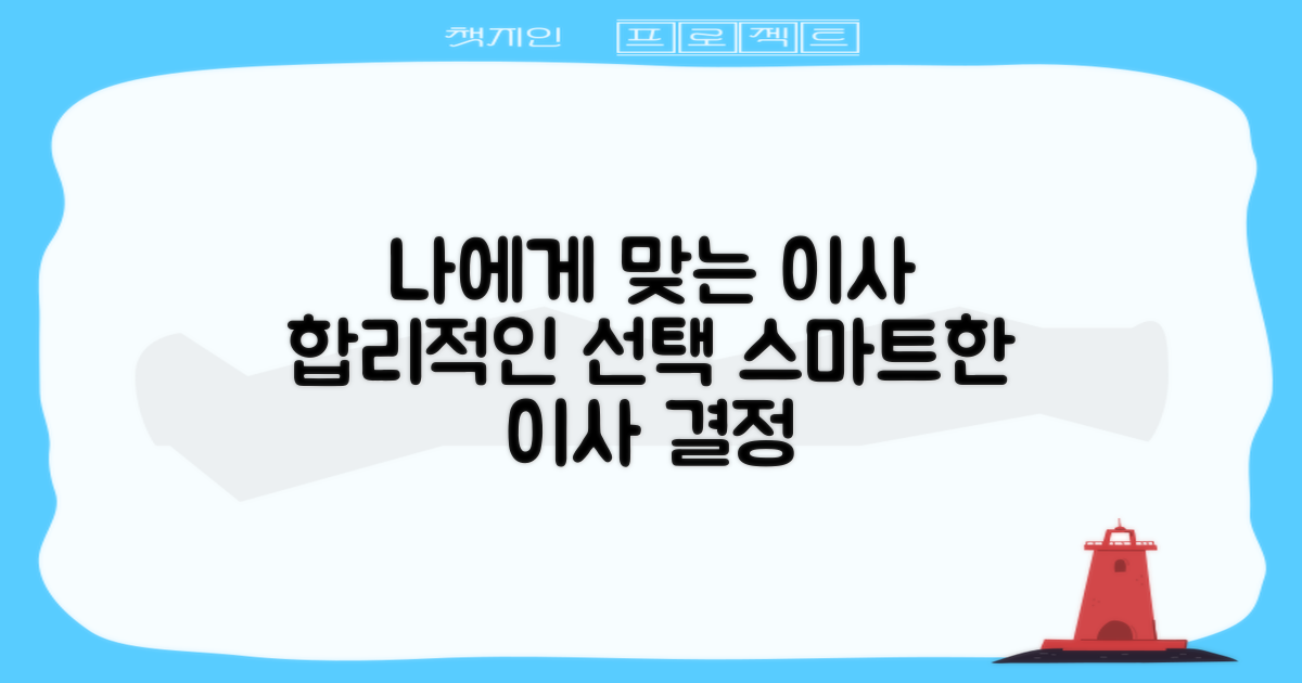 합리적 선택: 나에게 맞는 이사